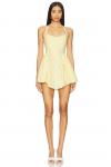 Мини-платье Sara Nbd, pale yellow - фото