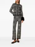 Брюки в клетку Twinset, черный - фото 2