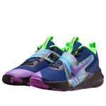 Кроссовки (GS) Nike Team Hustle D 12 'Blue Void Vivid Purple Green Strike' - фото 5