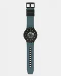 Мужские часы SB03B107 Био черный силикон Swatch, зеленый - фото 2