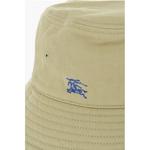 Однотонная панама с вышитым логотипом Burberry, Green - фото 2