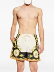 Плавки-шорты с барочным принтом Versace, бежевый - фото 3