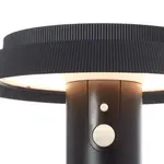 Блестящий уличный торшер с LED Alvero, 1 шт. Теплый белый светодиодный уличный торшер, солнечная батарея, 70 см, 500 лм, 3000 К, металл, черный Brilliant, черный - фото 5