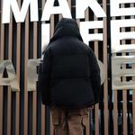 Пуховик унисекс Kawasaki, темно-серый - фото 16