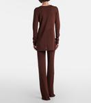 Вязаный топ Aya Muse, темно-коричневый - фото 3