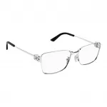 Balenciaga Очки с прямоугольной оправой, Silver - фото 3