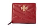 Кожаный кошелек Kira Small Women's Red TORY BURCH, Set (Bag+Dust Bag) - фото 5