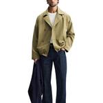 ZARA Тренч мужской yellow green - фото 5