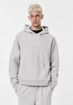 Худи PULL&BEAR Hoodie, Light Grey - фото