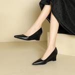 Туфли женские на высоком каблуке Zubumei, черный - фото 11