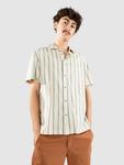 Рубашка Brixton Cru Stripe Hemd, beige/pne ndle/acqtc gree - фото