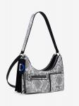 Сумка через плечо Desigual Delta Vega, Grey/Silver grey - фото 4
