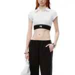 Кроп-поло Cheerleader Alexander Wang, белый - фото 6