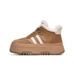 Женские скейтборд кроссовки EBLAN желтые с флисовой подкладкой - фото