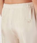 Шелковые брюки-джоггеры abetaia Regular fit Marella Sport, экрю - фото 4