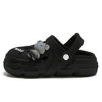 Сабо унисекс Cat power, Black (Coffee Bear) - фото