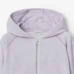 Детская куртка Burberry, цвет Light lilac purple - фото 3