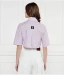 Рубашка Cropped fit Patrizia Pepe, розовый - фото 3