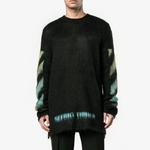 Свитер мужской бирюзовый Off-White, бирюзовый - фото 2