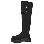 Сапоги выше колена женские BATA, Black - фото