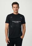 Футболка Hackett London MONOGRAM TEE, Black - фото