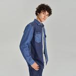 Мужская рубашка Lee, темно-синий - фото 5