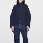 Куртка женская Gucci Acetate Gabardine, темно-синий - фото 3