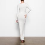 SKIMS Платье с длинными рукавами Женское, Мрамор - фото 4