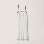 Джерси платье MIU MIU, белый - фото