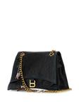 Сумка через плечо Balenciaga Crush Chain, черный - фото 2