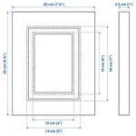 Черная рамка, черная, 13x18 см, EDSBRUK IKEA - фото 4