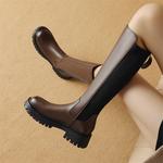 Сапоги женские черный/коричневый Josiny - фото 5