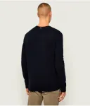 Шерстяной свитер regular fit Herno, темно-синий - фото 3