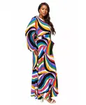 Платье Vacanza макси больших размеров L I V D, мультиколор - фото 2