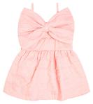 Платье с бантом в форме сердца Caroline Bosmans, розовый - фото