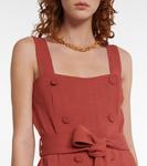 Платье миди Audrey с эффектом льна Altuzarra, Roselle - фото 4