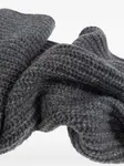 Шарф в рубчик Lisa Yang, серый - фото 3