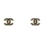 CHANEL Серьги-гвоздики унисекс черные - фото 4