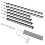 Комплект освещения ÖVERSIDAN/TRÅDFRI IKEA, серый - фото