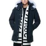 Синяя пуховая куртка Men's Moose Knuckles, синий - фото 4