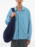 Рубашка в полоску Sunnei, синий - фото 2