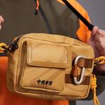 LINING Полиуретановая наплечная сумка, кроссбоди Regular Unisex Khaki - фото 5