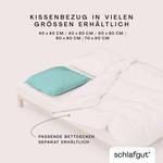 Наволочка Schlafgut, бирюзовый - фото 3