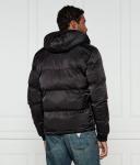 Куртка мужская Guess Jeans теплая с капюшоном, черный - фото 4