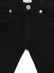 Джинсы с нашивкой-логотипом Trussardi Junior, черный - фото 3