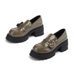 Лоферы женские Daphne, хаки - фото 13