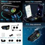 Шлем мотоциклетный BYGMW, черный - фото 4