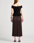 Юбка миди Siyu, шоколадный - фото 3