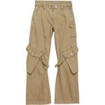 Стрэп детальные карго брюки Acne Studios, бежевый - фото