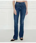 Джинсы Flare fit Elisabetta Franchi, синий - фото